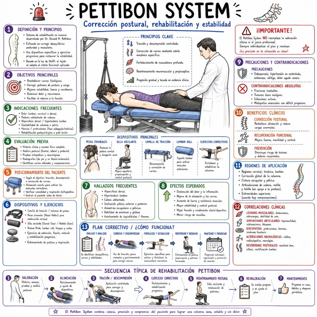 Pettibon System: Corrección postural, rehabilitación y estabilidad