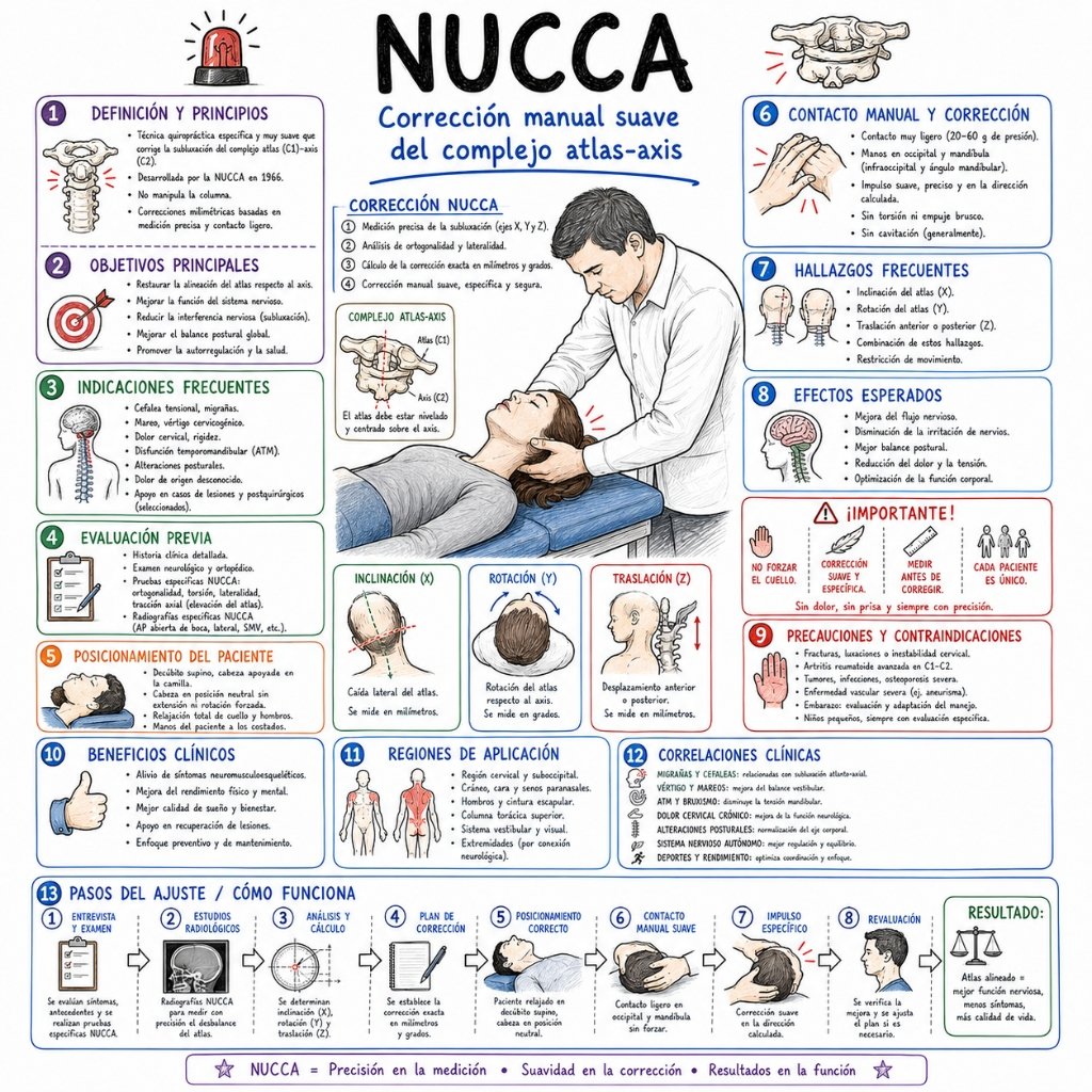 NUCCA: Corrección manual suave del complejo atlas-axis